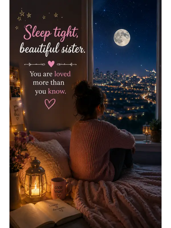 beautiful sister good night