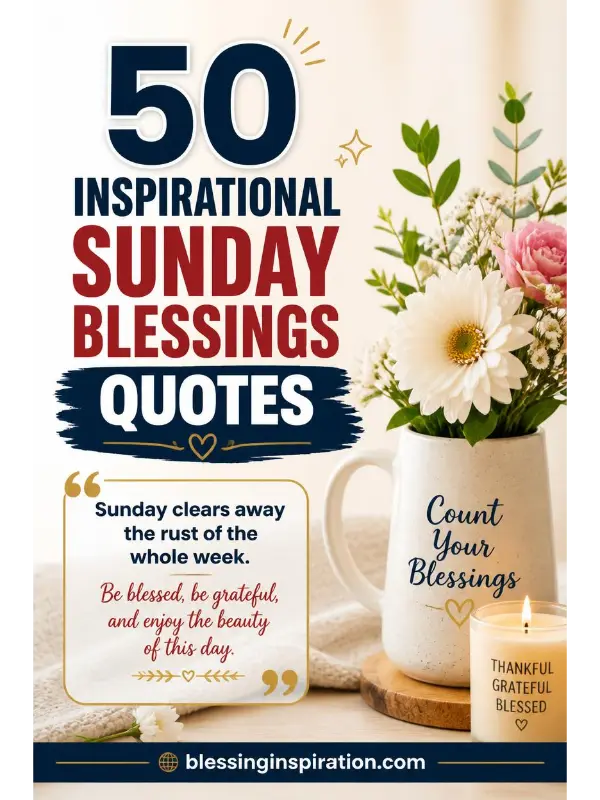 50 Inspirational Sunday Blessings Quotes
