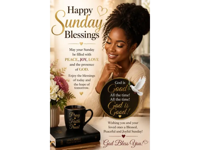 Beautiful African American Sunday Blessings to Share with Loved Ones