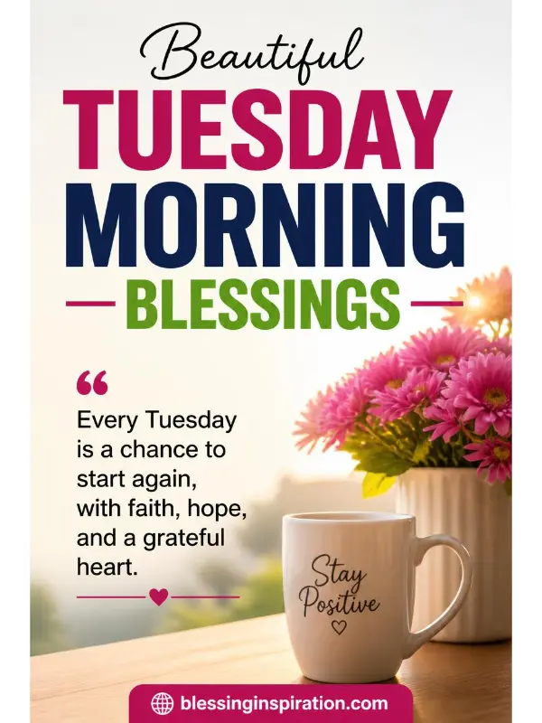 Beautiful Tuesday Morning Blessings