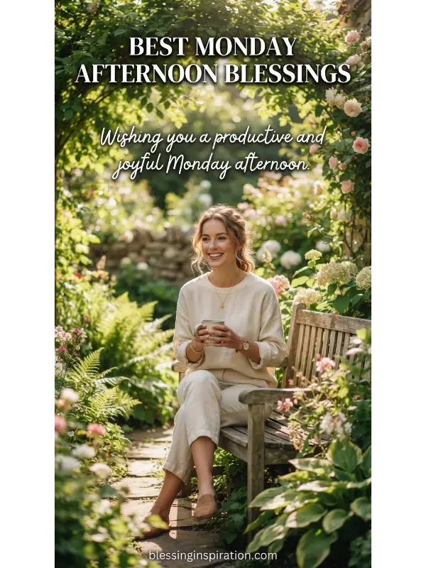Best Monday Afternoon Blessings