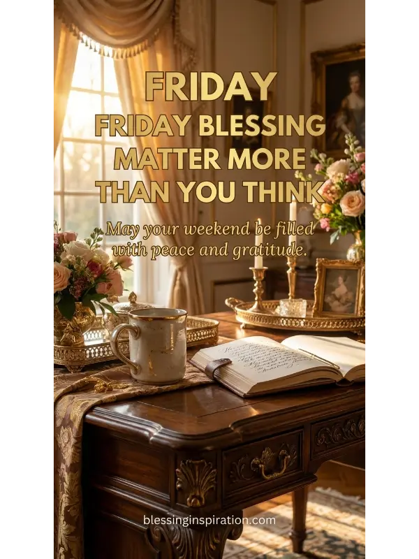 Friday Blessing Matter More Than You Think