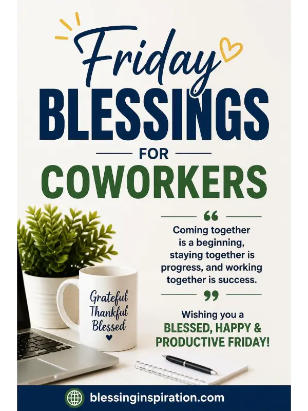 Friday Blessings for Coworkers