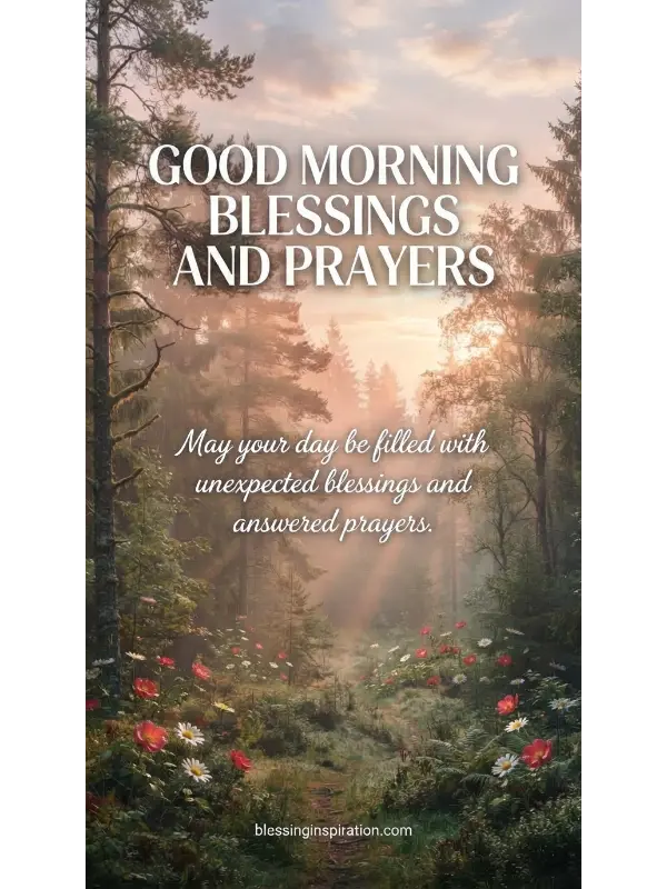 Good Morning Blessings And Prayers
