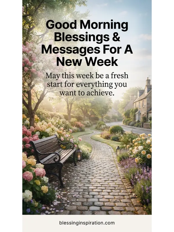Good Morning Blessings & Messages For A New Week