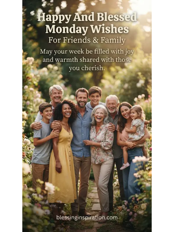 Happy And Blessed Monday Wishes For Friends & Family