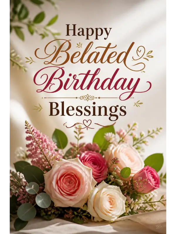 Happy Belated Birthday Blessings