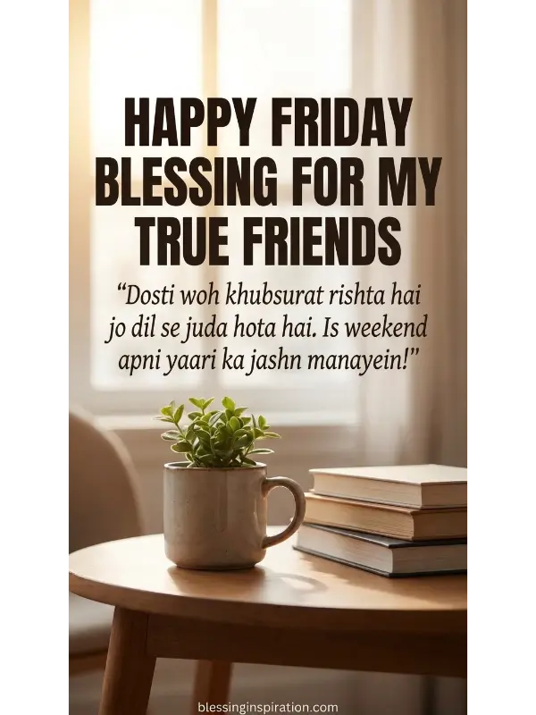 Happy Friday Blessing for Friends