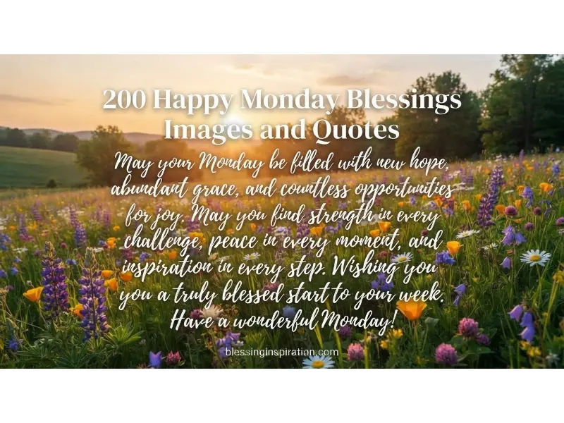 Happy Monday Blessings