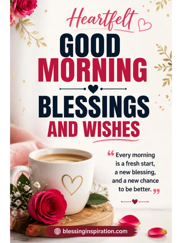 Heartfelt Good Morning Blessings And Wishes