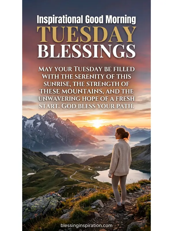 Inspirational Good Morning Tuesday Blessings