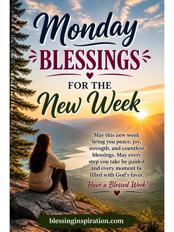 Monday Blessings for the New Week