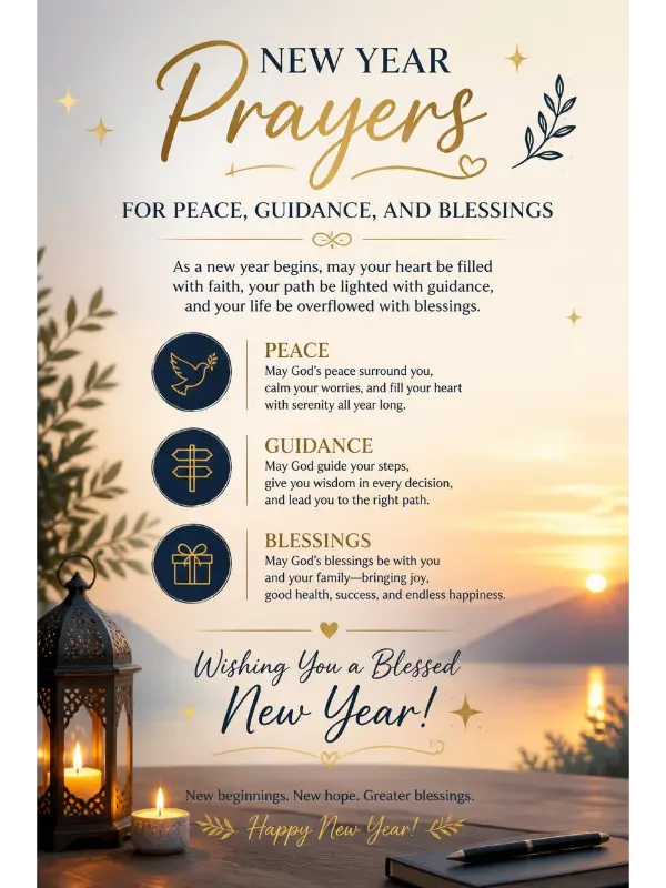 New Year Prayers for Peace