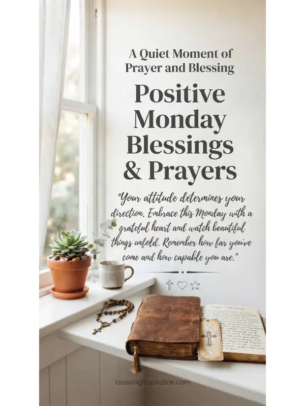 Positive Monday Blessings and Prayers