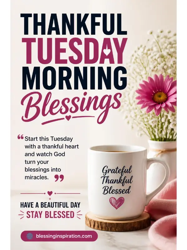 Thankful Tuesday Morning Blessings