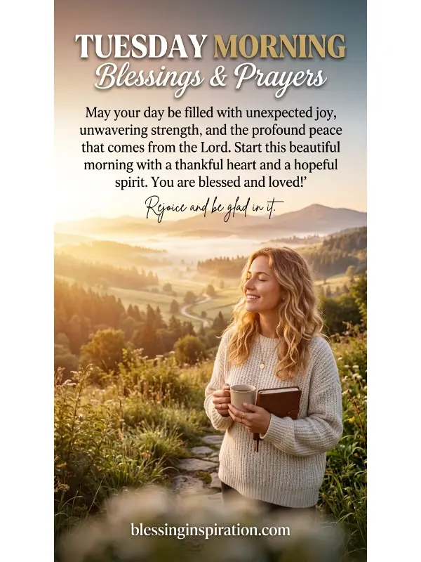 Tuesday Morning Blessings and Prayers