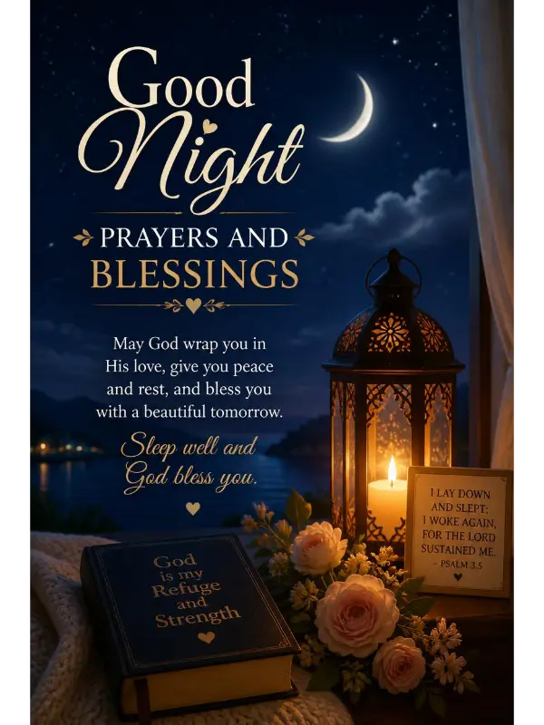 Good Night Prayers and Blessings