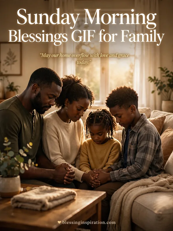 Sunday Morning Blessings GIF for Family