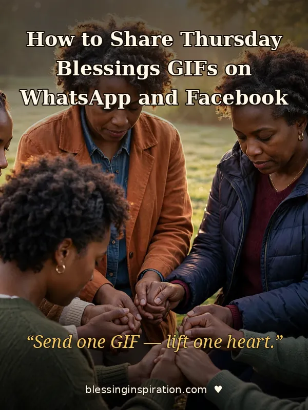 How to Share Thursday Blessings GIFs on WhatsApp and Facebook