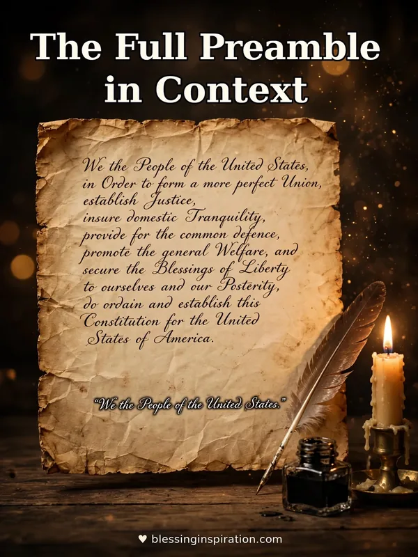 The Full Preamble in Context