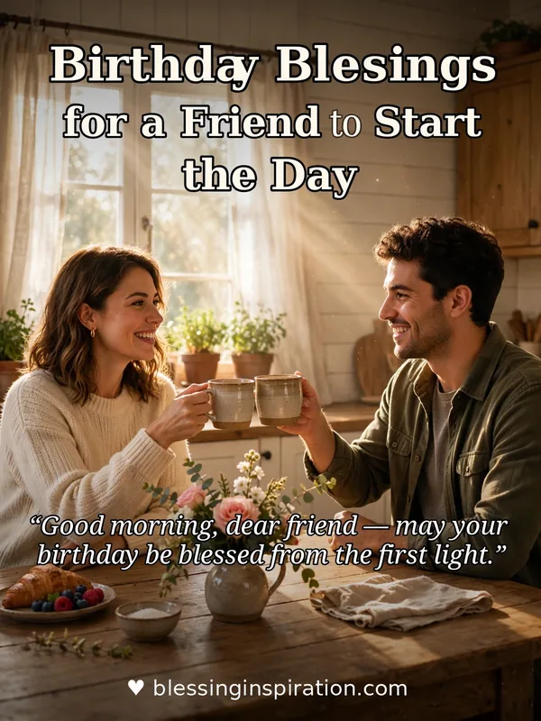 Birthday Blessings for a Friend to Start the Day