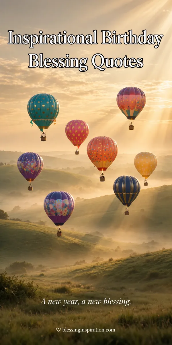 Inspirational Birthday Blessing Quotes
