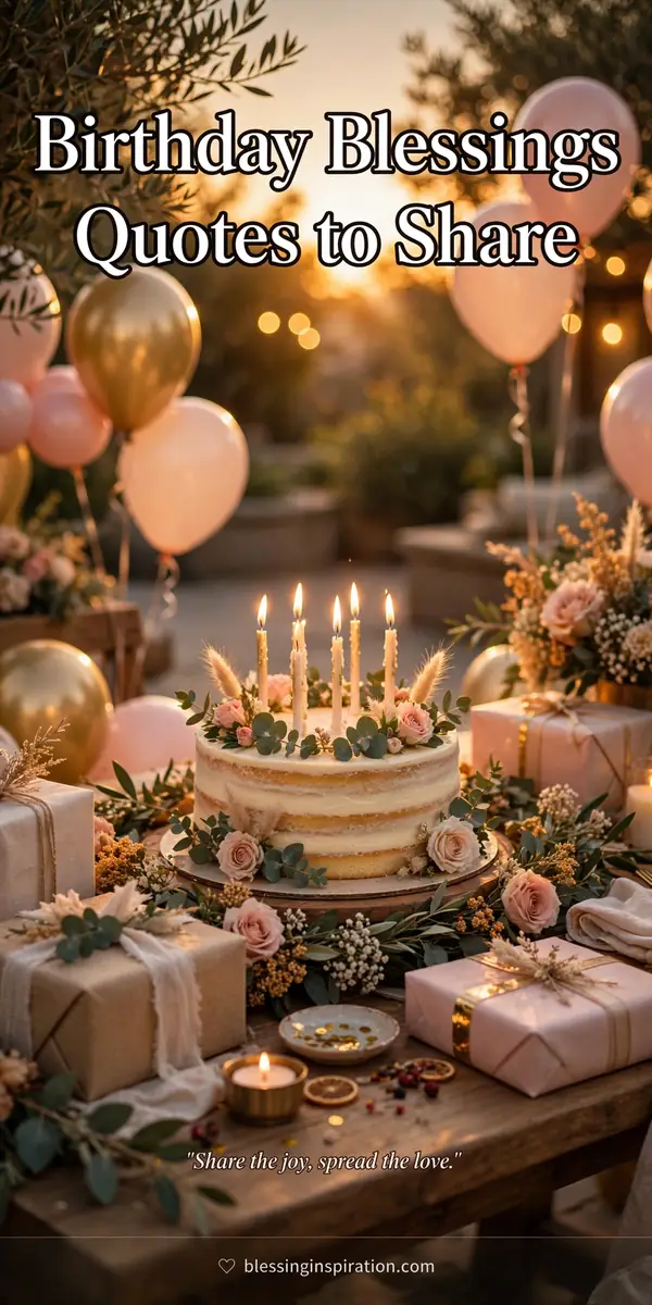 Birthday Blessings Quotes to Share
