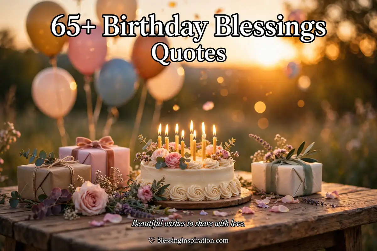65+ Birthday Blessings Quotes: Beautiful Wishes to Share