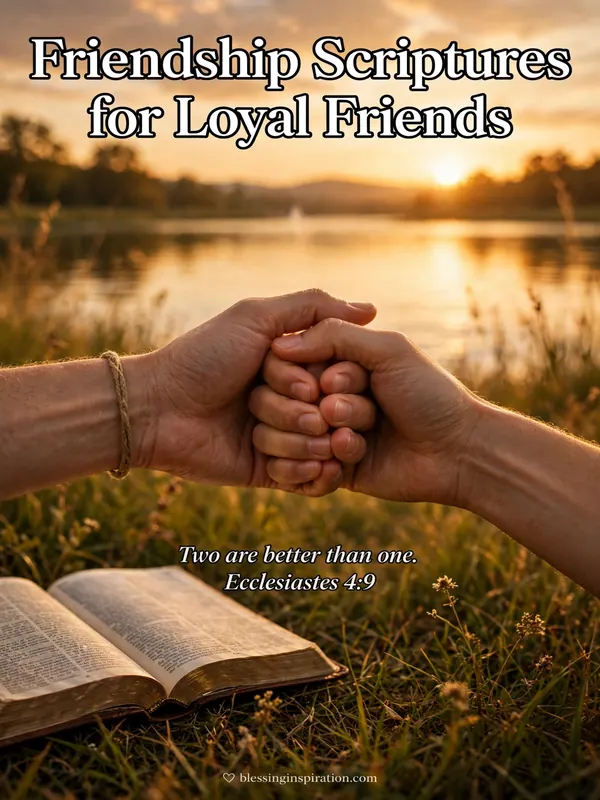 Friendship Scriptures for Loyal Friends