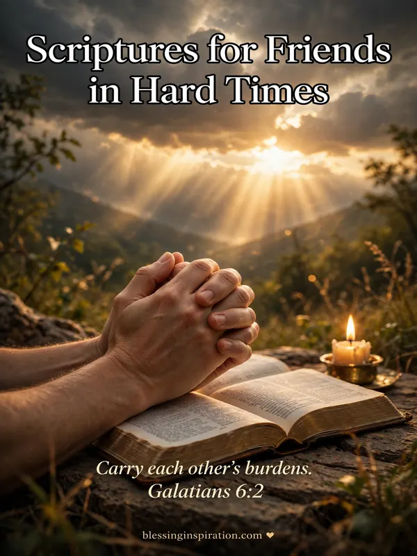 Scriptures for Friends in Hard Times