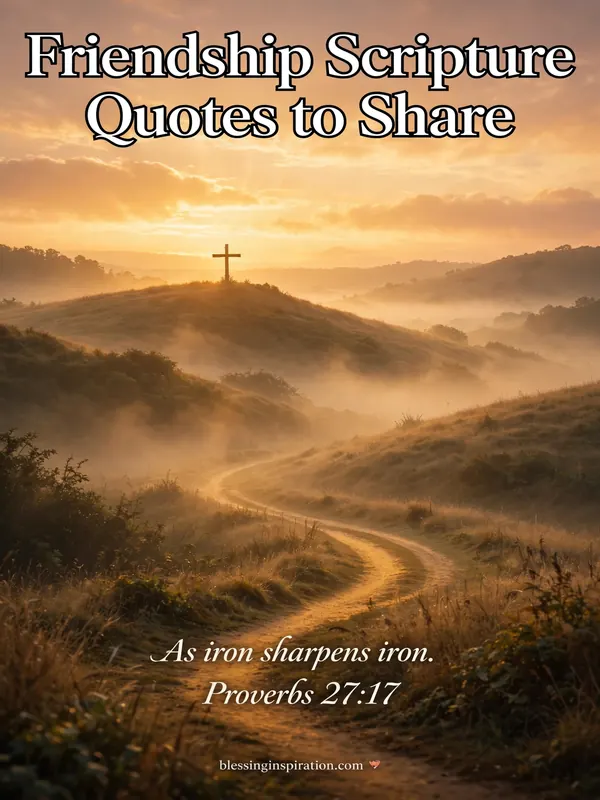 Friendship Scripture Quotes to Share