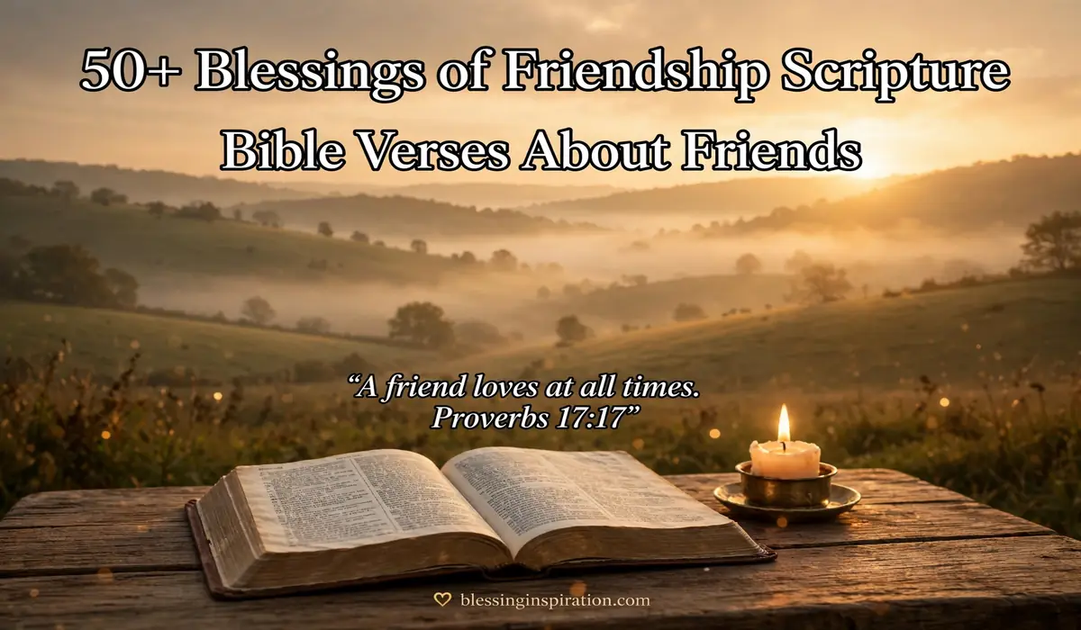50+ Blessings of Friendship Scripture: Bible Verses About Friends