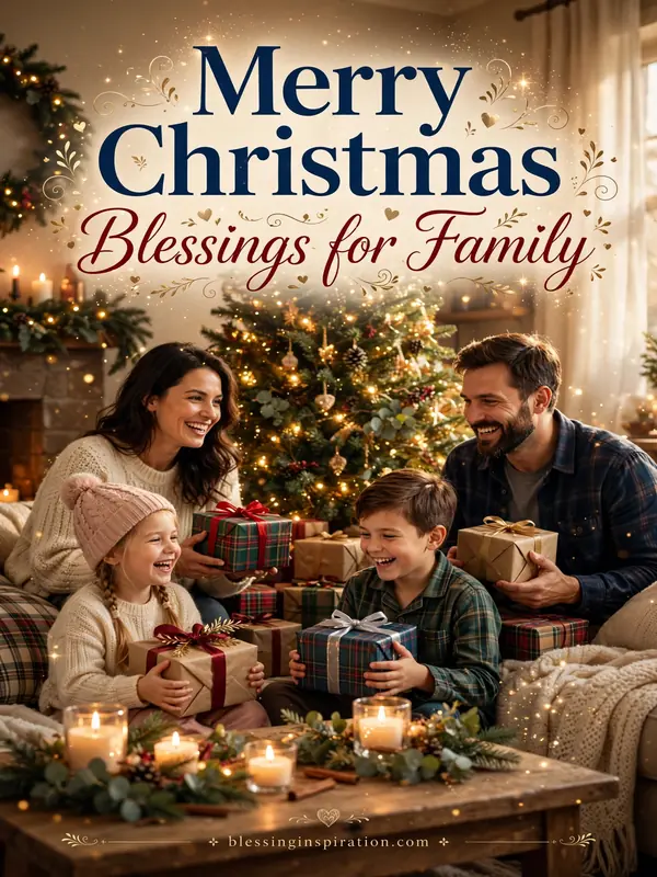 Merry Christmas Blessings for Family