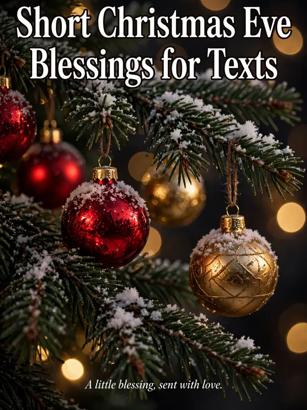 Short Christmas Eve Blessings for Texts