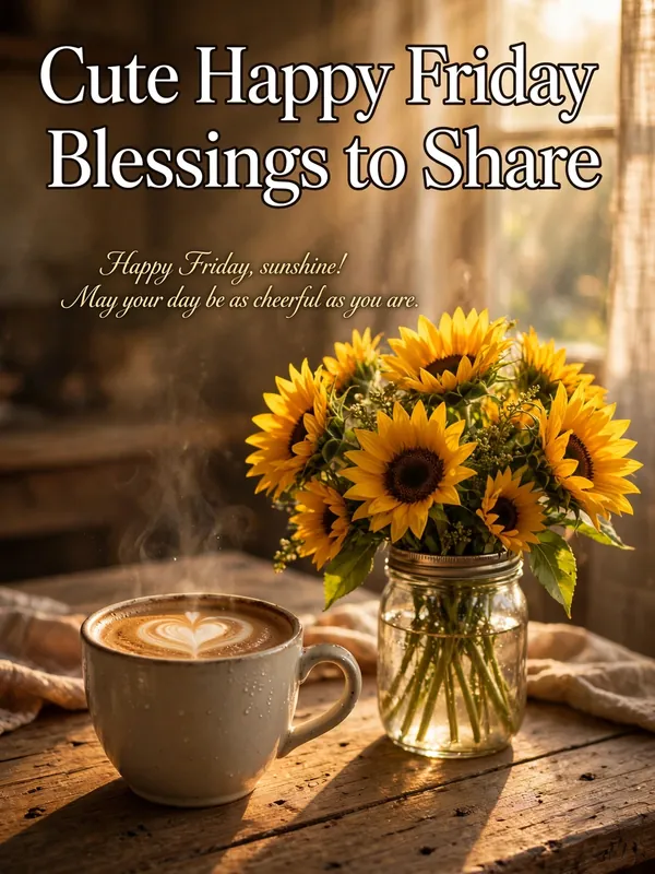Cute Happy Friday Blessings to Share