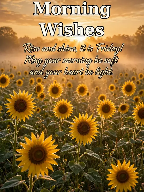 Sweet Friday Morning Wishes
