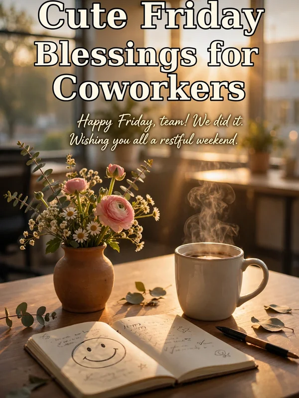 Cute Friday Blessings for Coworkers