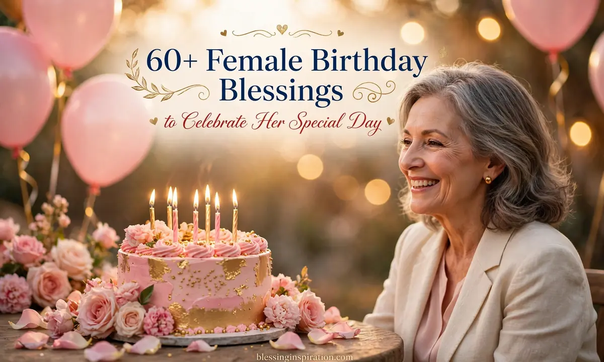 60+ Female Birthday Blessings to Celebrate Her Special Day