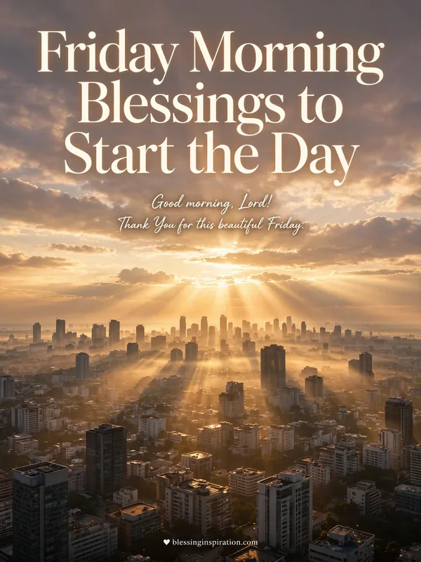Friday Morning Blessings to Start the Day