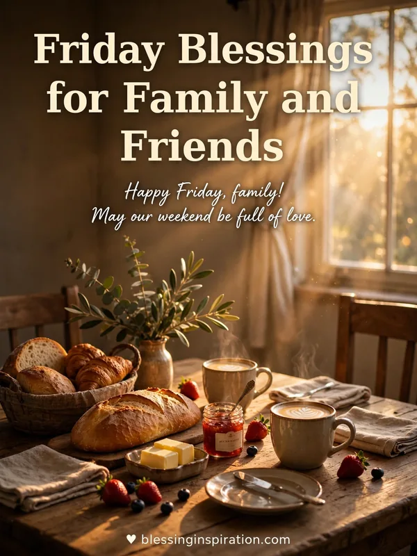 Friday Blessings for Family and Friends