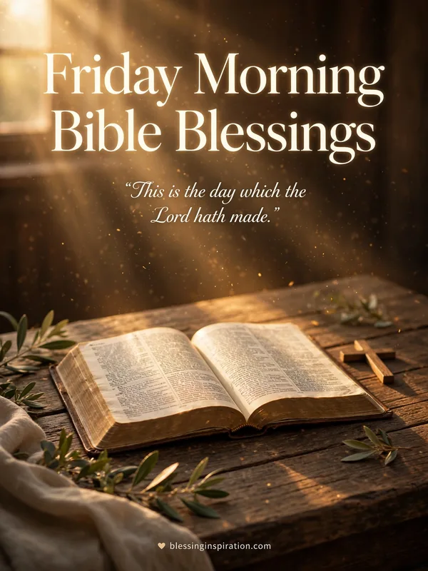 Friday Morning Bible Blessings