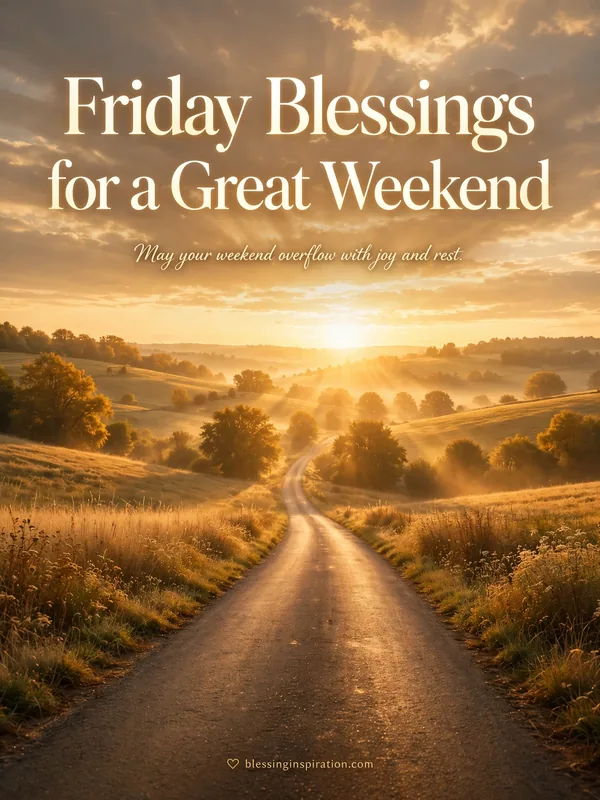 Friday Blessings for a Great Weekend