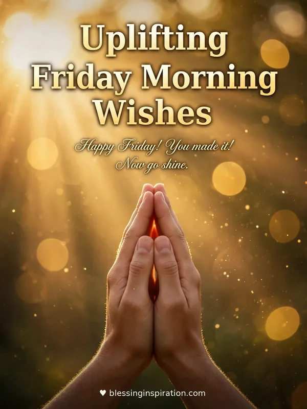 Uplifting Friday Morning Wishes