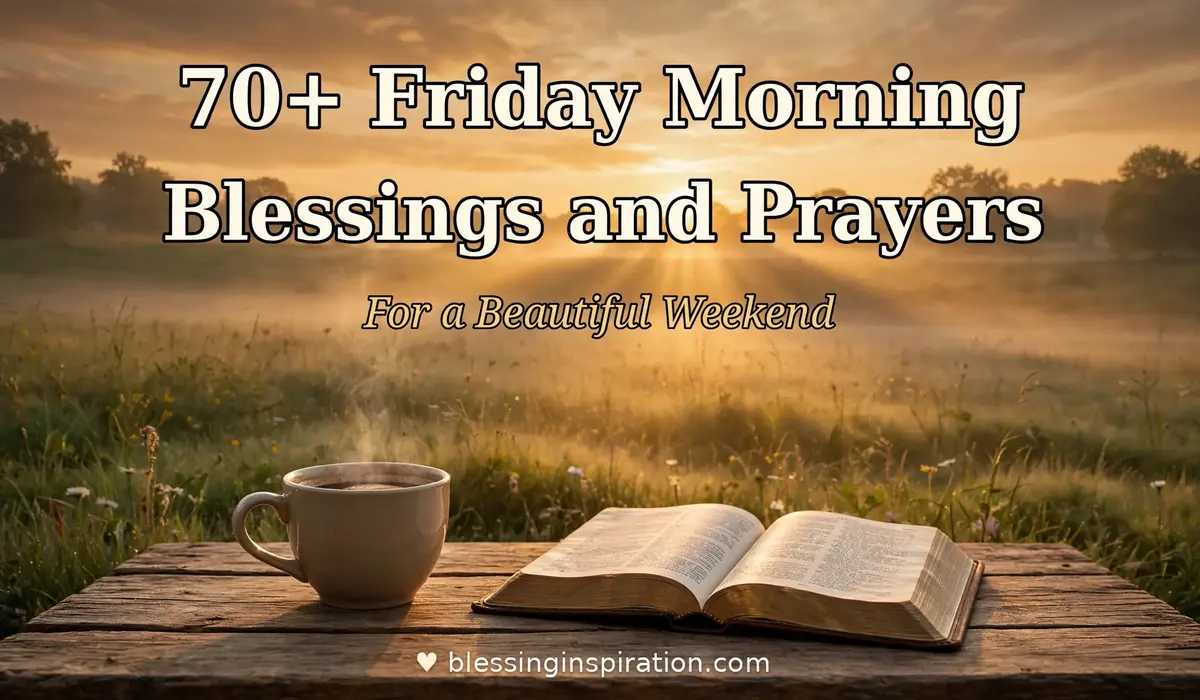 70+ Friday Morning Blessings and Prayers for a Beautiful Weekend