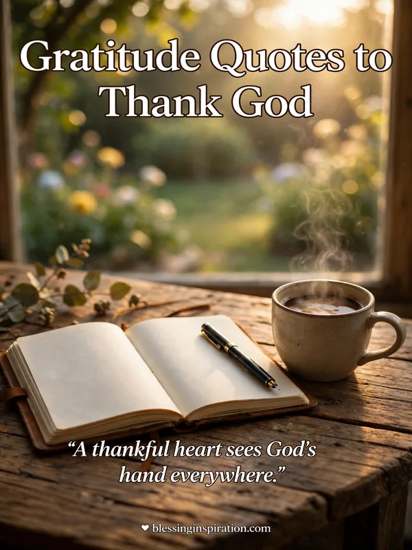 Gratitude Quotes to Thank God