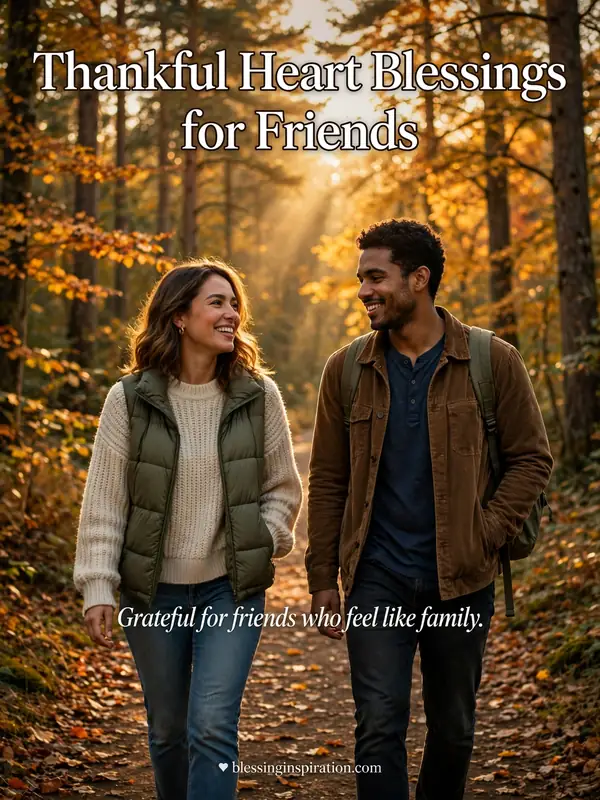 Thankful Heart Blessings for Friends