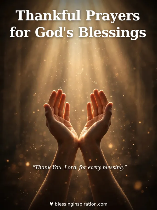 Thankful Prayers for God's Blessings