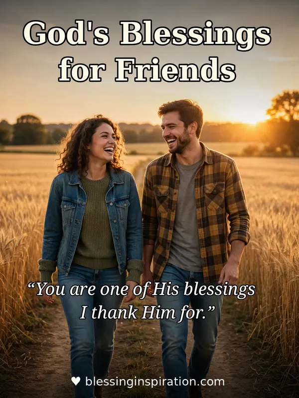 God's Blessings for Friends
