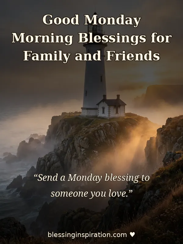 Good Monday Morning Blessings for Family and Friends