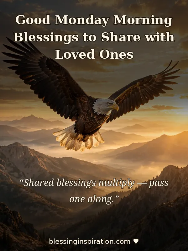 Good Monday Morning Blessings to Share with Loved Ones